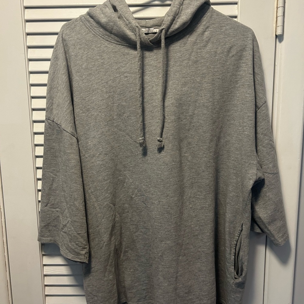 Zara Heather Gray Hoodie